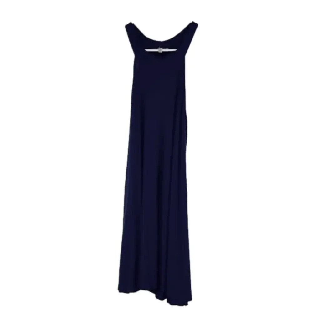 Charlotte Russe halter dress small dark blue sleeveless dress spring summer